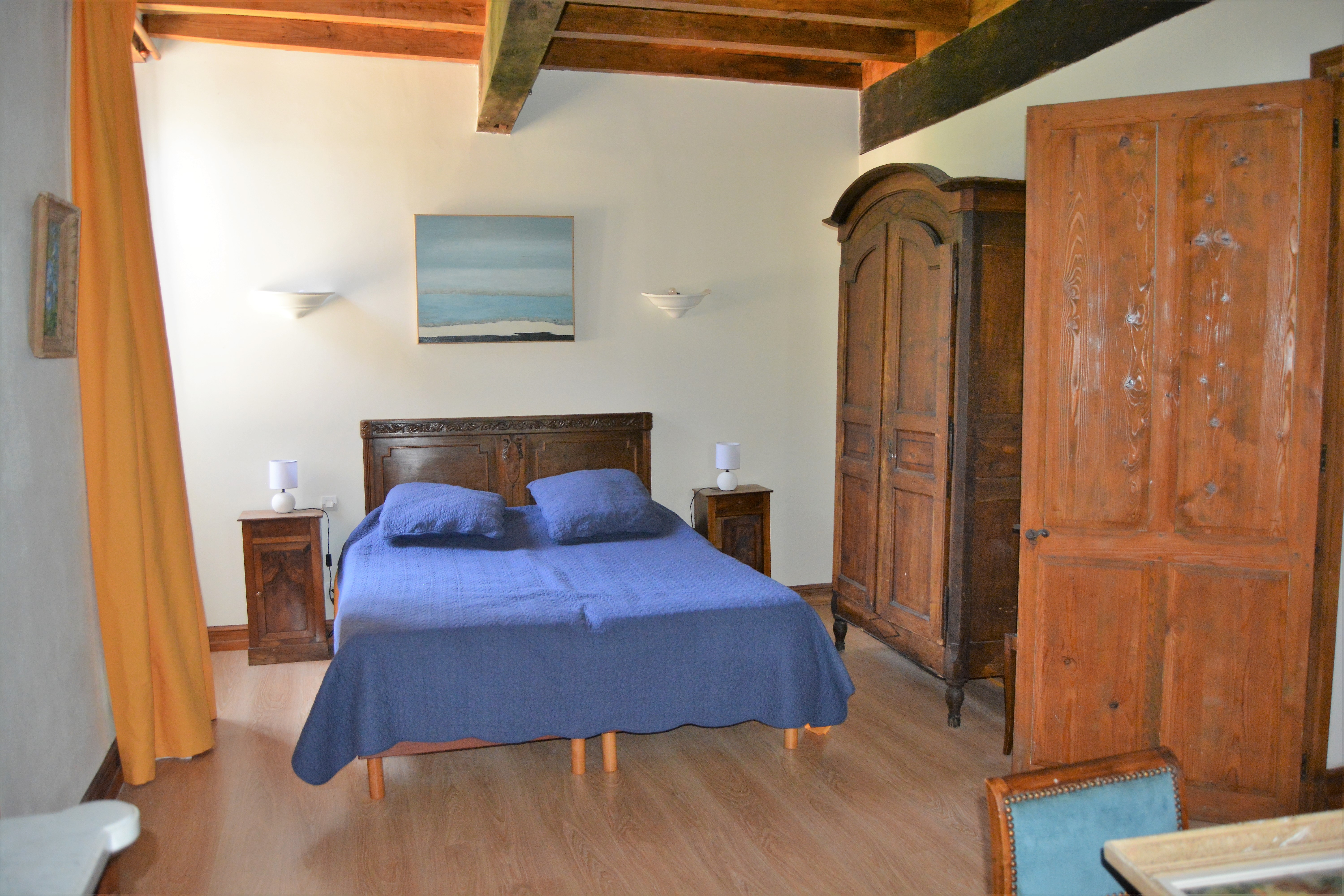 Chambre bleue